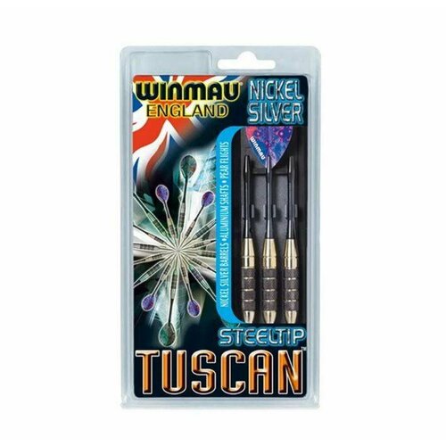 Дротики Winmau Tuscan steeltip (23 gramm) хвостовики для дротиков winmau astro aluminium medium аксессуары для дартс 3 хвостовика