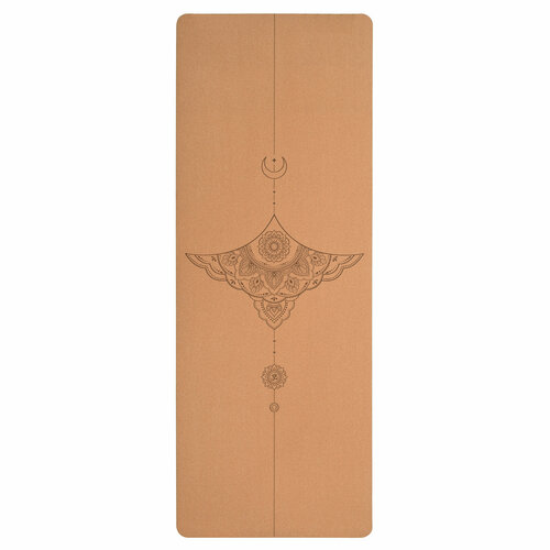 фото Коврик для йоги пробковый mandala lite 183*68*0,45 см yogatops