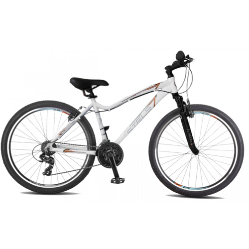 Велосипед Stels Miss 6000 V 26 K010 (2022) 17 белый (требует финальной сборки) горный велосипед rush hour 27 5 rx 700 v brake st фиолетовый рама 16 в