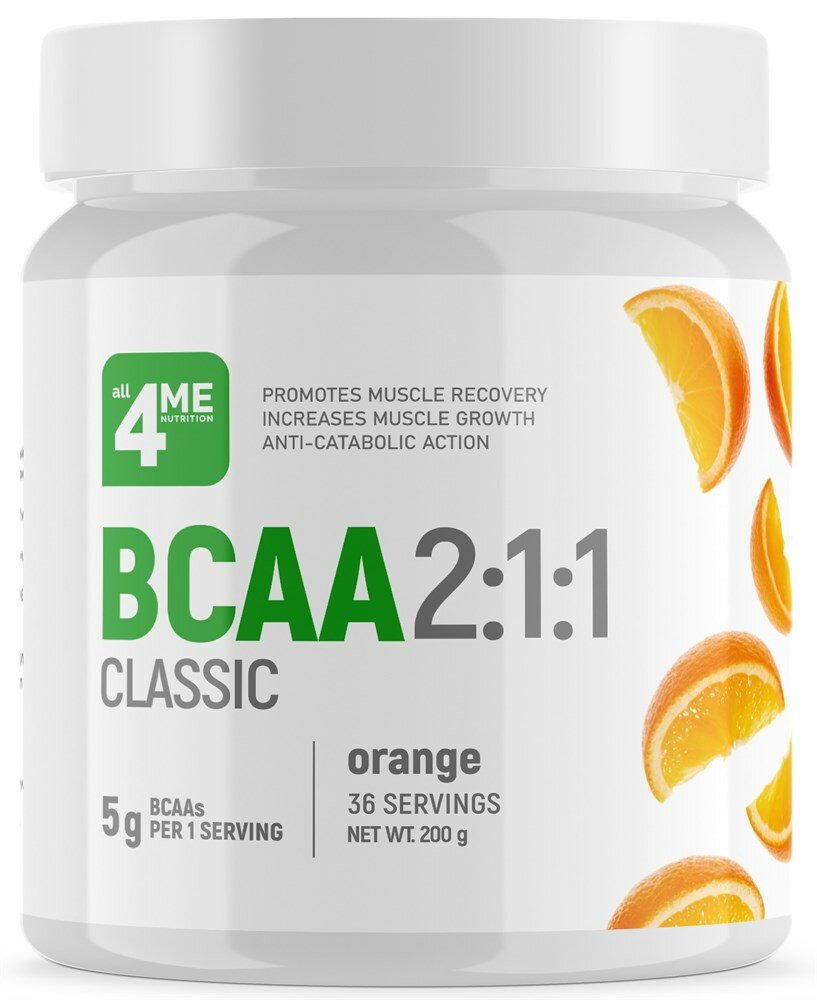 ALL4ME BCAA (200г) Яблоко