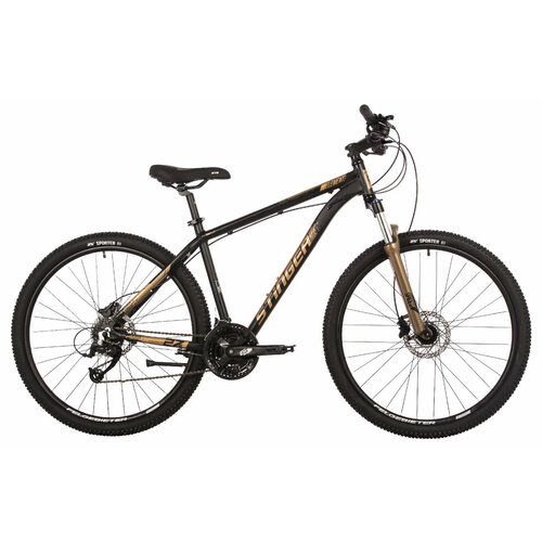 Горный велосипед Stinger Element Pro 27.5 (2023) 20 Золотой (176-186 см) горный велосипед stinger reload evo 29 2023 20 черный 176 186 см
