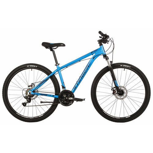 Горный велосипед Stinger Element Evo 27.5 (2023) 16 Синий (151-165 см) горный велосипед stinger element evo se 27 2022 20 красный 176 186 см