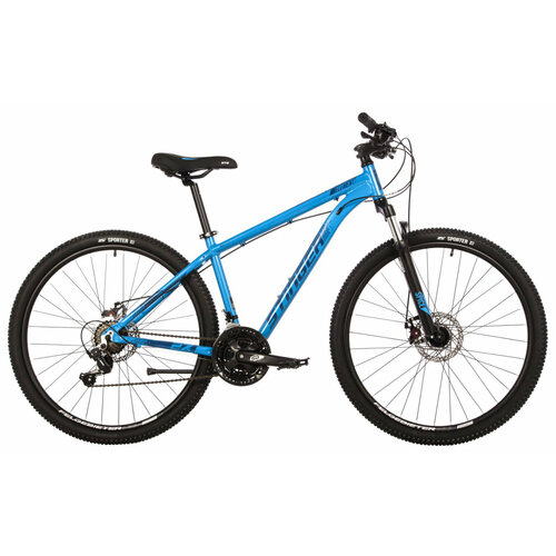 фото Горный велосипед stinger element evo 27.5" (2023) 18" синий (165-182 см)