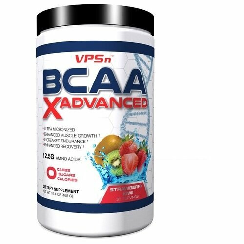 bcaa lean 200 g клубника киви VPS Nutrition X Advanced BCAA 465гр./ клубника-киви