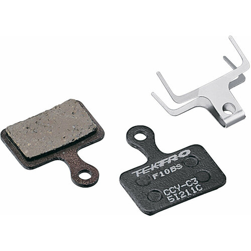 фото Тормозные колодки tektro f10bs дисковые органические, для flat mount: hd-r510, hd-r310, hd-r290. черный черный