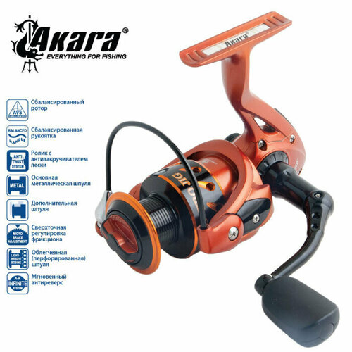 Катушка безынерционная Akara Pro Jig PJF3000 5+1 з/ш катушка безынерционная akara pro jig pjf 1000