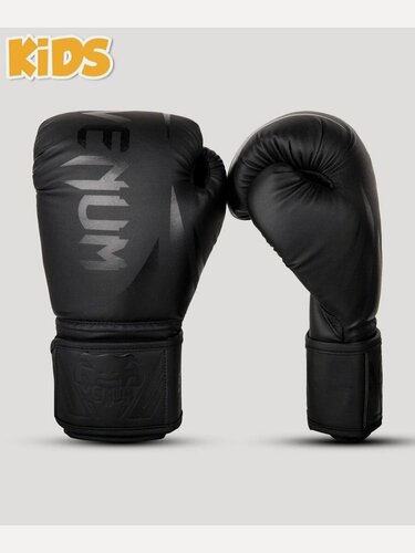 Изображение товара Перчатки боксерские детские Venum Challenger 2.0 Kids Black/Black (6 унций)