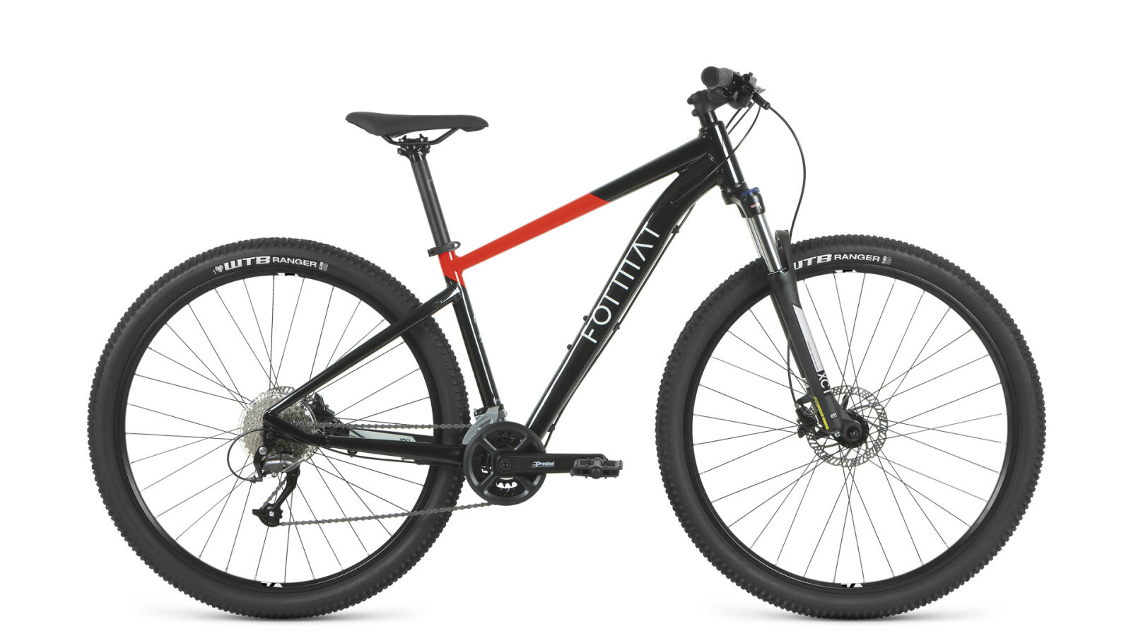 Горный велосипед Format 1413 29 (2023) 21" Черно-красный (180-190 см)