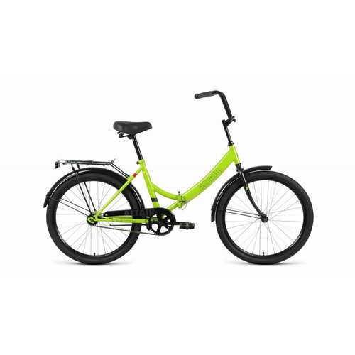 Велосипед 24 FORWARD ALTAIR CITY FR (1-ск.) 2023 зеленый/серый