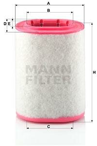 Воздушный фильтр Mann-Filter - фото №6