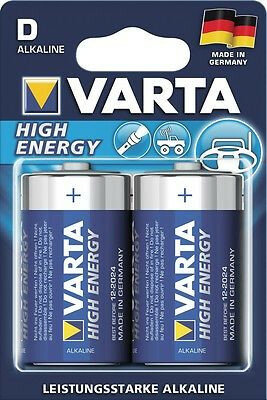Батарейки Varta High Energy D Bli Alkaline, 2 шт. (4920121412) - фото №3