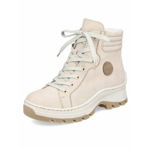 фото Ботинки rieker, размер 38, бежевый