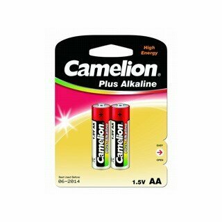 Camelion Батарейка . LR 6 . Plus Alkaline BL-2 LR6-BP2 батарейка1.5В 2 шт. в уп-ке