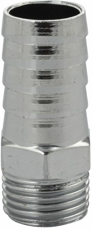 фото Штуцер 1/2" х 20 мм хромированный