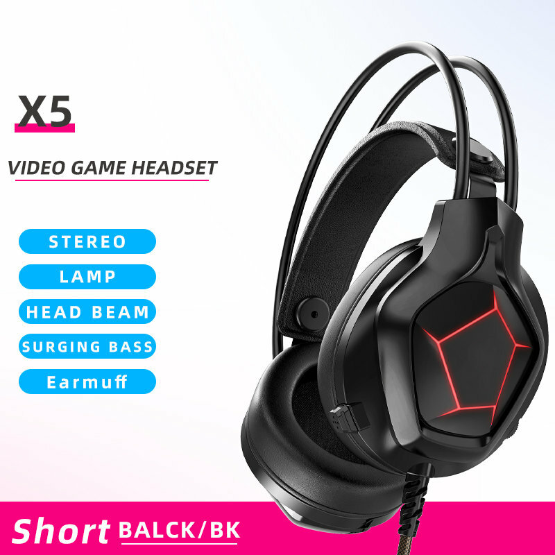 Наушники CCPOR X5 с объемным звуком и игровым микрофоном многоканальные 7.1 — фото 10