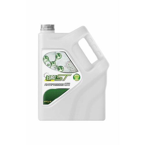 Жидкость охлаждающая низкозамерзающая antifreeze vitex g11 euro st standard (зелёный) 5л