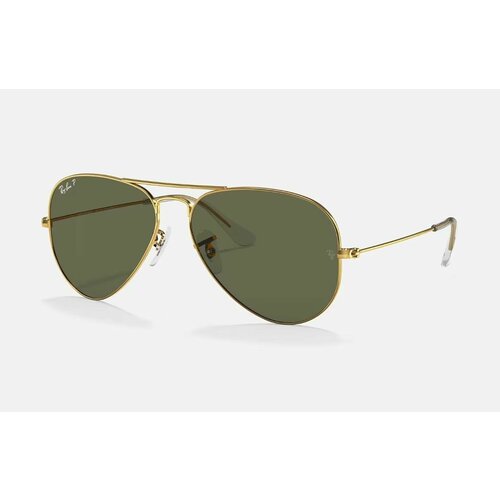 Солнцезащитные очки Ray-Ban, золотой, зеленый