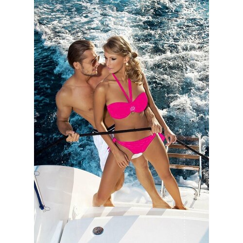 Купальник Self, размер L/XXL, розовый купальник бикини градиентный с вырезами и высокой талией пикантный цельный купальник бандо пуш ап пляжная одежда