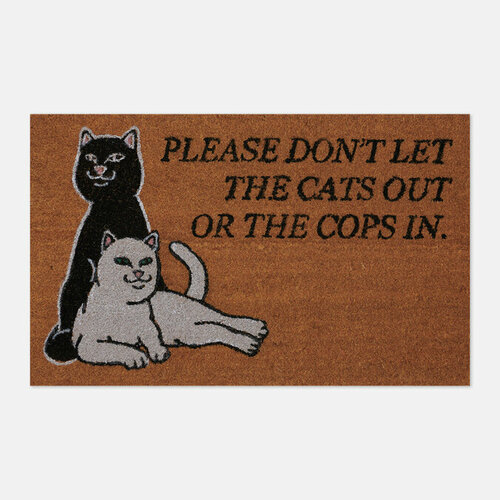 Ковер Ripndip Don't Let The Cops In коричневый, Размер ONE SIZE