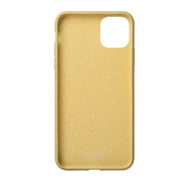 Чехол (клип-кейс) DEPPA Eco Case, для Apple iPhone 11 Pro Max, желтый [87283] - фото №8