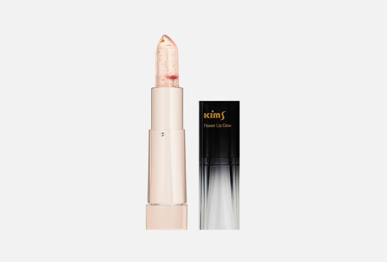 KIMS Помада-бальзам для губ / Flower Lip Glow Crystal Pink 3,3 г - фото №8