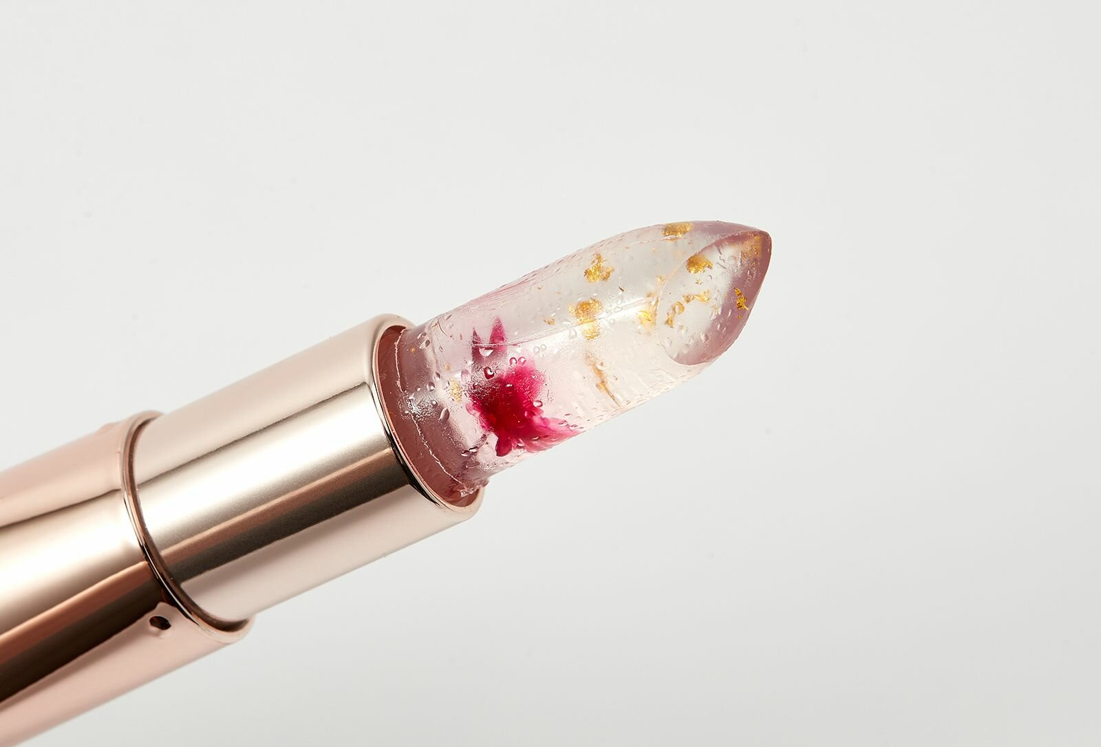 KIMS Помада-бальзам для губ / Flower Lip Glow Crystal Red 3,3 г - фото №8