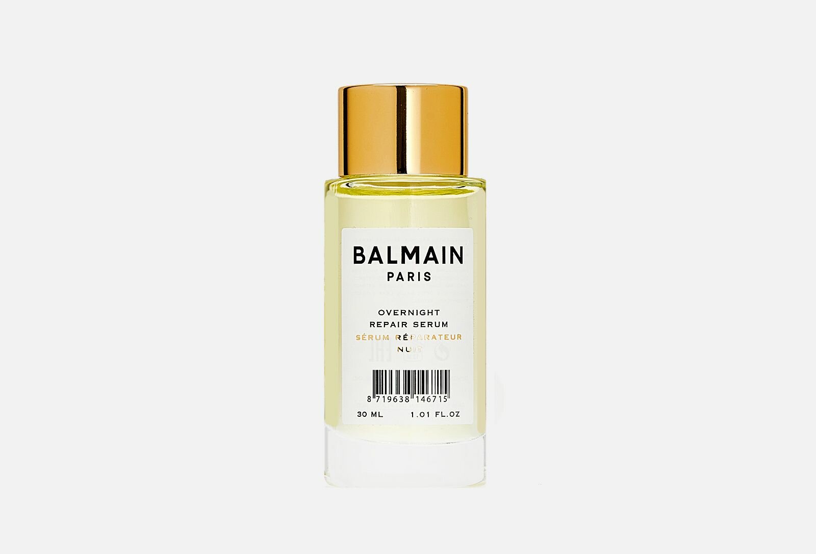 Ночная восстанавливающая сыворотка для волос Overnight repair serum, 30 мл BALMAIN - фото №6