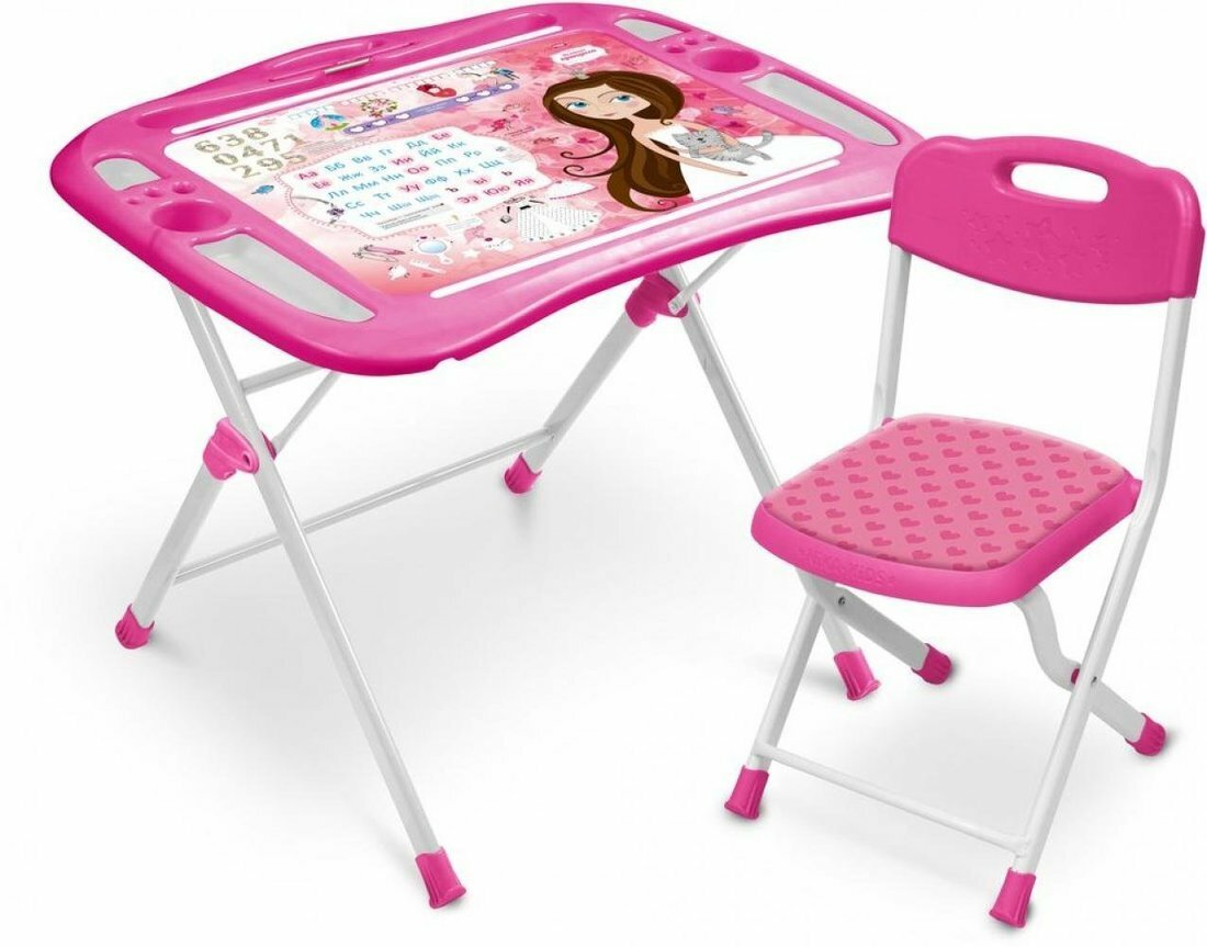 Комплект детской мебели Ника Маленькая принцесса. стол, стул (NKP1/3)