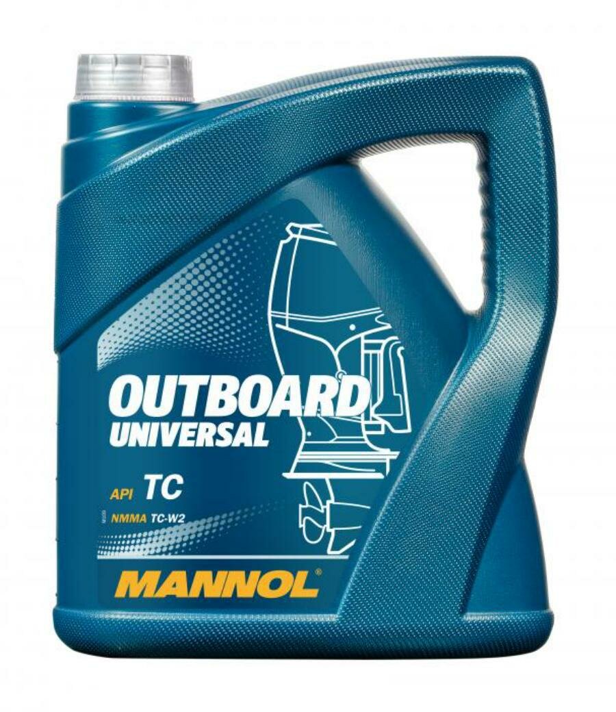 MANNOL MN72084 7208-4 MANNOL OUTBOARD UNIVERSAL Минеральное моторное масло 2Т 4л