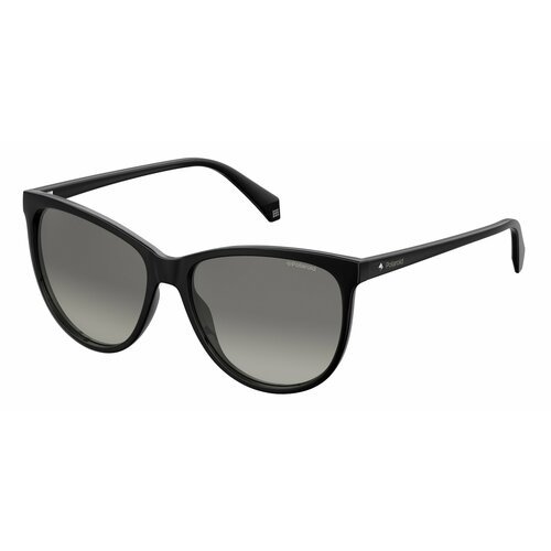 фото Солнцезащитные очки polaroid, кошачий глаз, поляризационные, с защитой от уф, градиентные, для женщин, черный