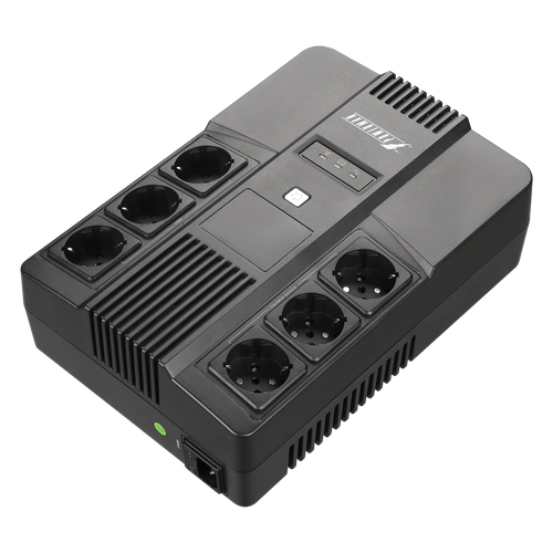 Интерактивный ИБП Powerman Brick 600 черный 360 Вт интерактивный ибп powerman brick 800