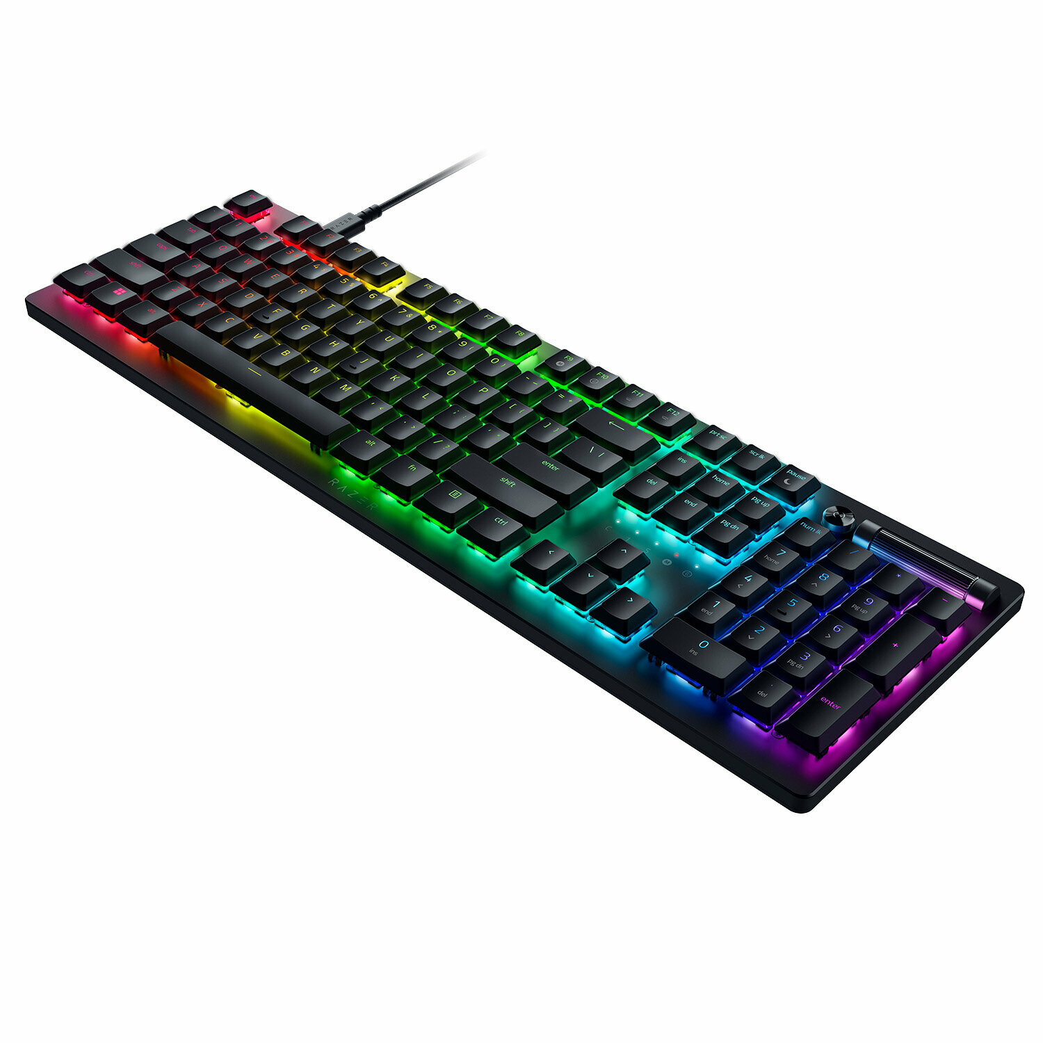 Клавиатура Razer RZ03-04500800-R3R1 оптомеханическая Red, 105 кл, USB, черная - фото №3