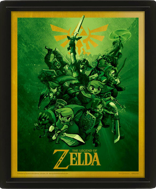 Постер 3D Pyramid The Legend Of Zelda (Link) EPPL71137