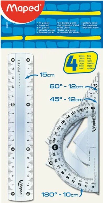 Maped Набор чертежных инструментов "Start"