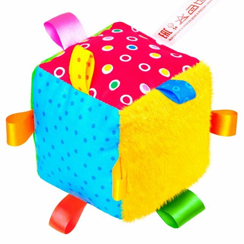 Мягконабивная игрушка Мякиши Кубик с петельками 264м