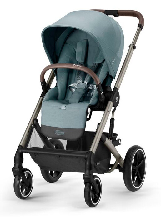 Прогулочная коляска Cybex Balios S Lux 2023 на шасси Taupe (Sky Blue)