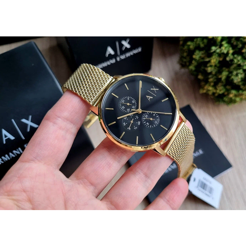 фото Наручные часы armani exchange, черный, золотой
