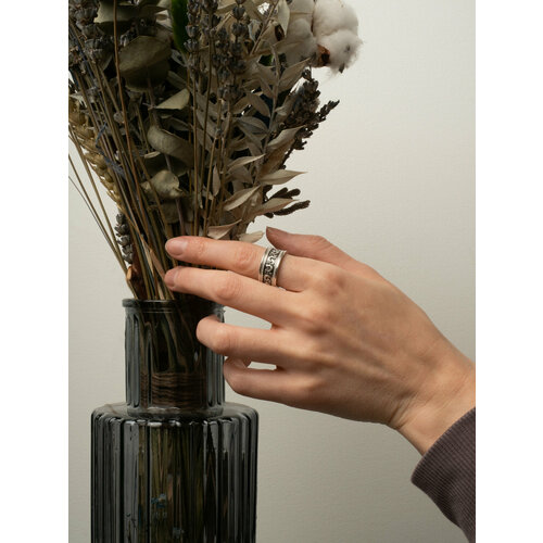 Перстень Елизавета, серебро, 925 проба, чернение, размер 18, серебряный перстень island soul серебро 925 проба размер 18 5 серебряный