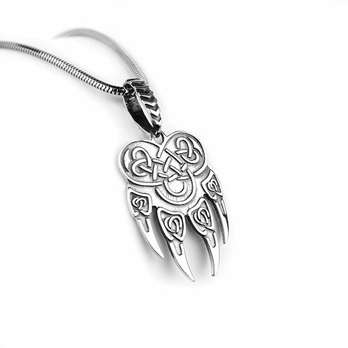 Подвеска Sirius Jewelry, серебро, 925 проба, чернение, размер 2.5 см., серебристый