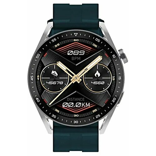 Умные часы круглые, Smart Watch HW23 PRO Зеленые, Flupsic
