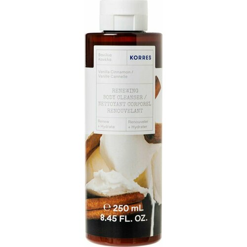 KORRES Гель для душа Renewing Body Cleanser Vanilla Cinnamon