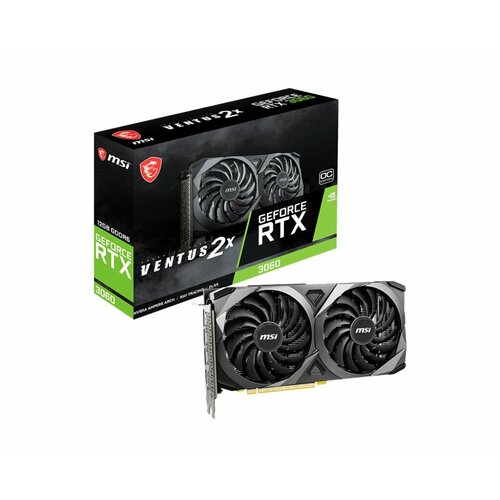 Видеокарта MSI GeForce RTX 3060 Ventus 2X 12G OC 12Gb 31122₽