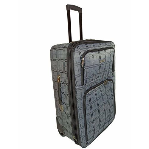 Чемодан БАОЛИС, размер S, серый умный чемодан баолис 50 л размер s синий голубой