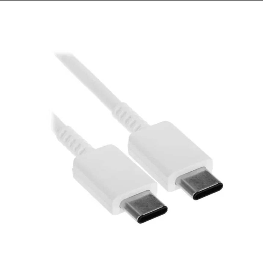 Зарядное устройство Samsung Cable USB-C на USB-C, 5А, 1.8м, белый