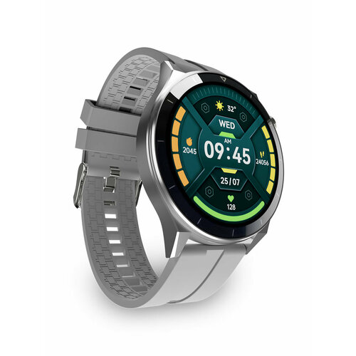 Умные наручные смарт часы CGWatch Round фитнес браслет для женщин и мужчин 10490₽