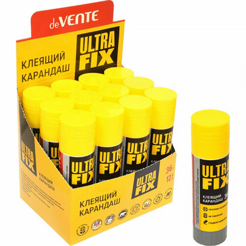 Клей-карандаш 36г deVENTE Ultra Fix, PVA-P основа арт.4042925. Количество в наборе 10 шт. клей усиленный эластичный vetonit ultra fix