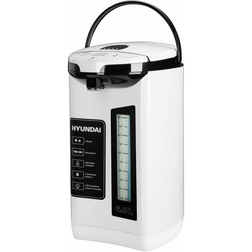 Термопот Hyundai HYTP-4850 6л 750Вт белыйчерный 492100₽