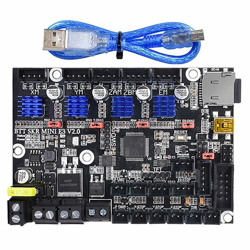 BIGTREETECH SKR Mini E3 v2.0 с драйверами TMC2209 UART. Плата управления BTT SKR Mini E3 2.0. — фото 1