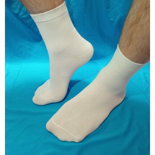 фото Мужские носки , 3 пары, на 23 февраля, на новый год, размер 41-47, белый нет бренда