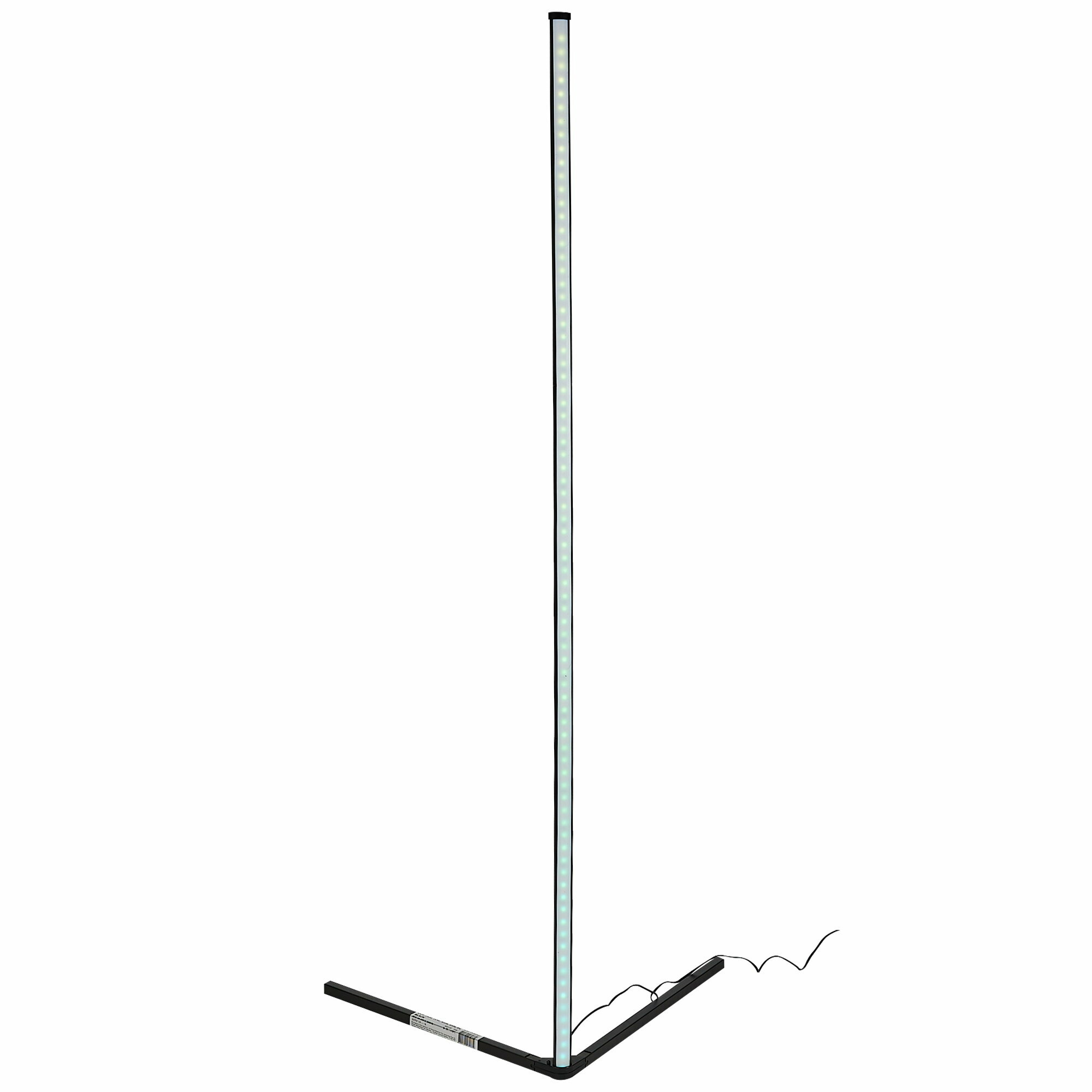 фото Торшер Uniel светодиодный ULM-T630 10Вт, RGB, диммер пульт, чёрный UL-00010180